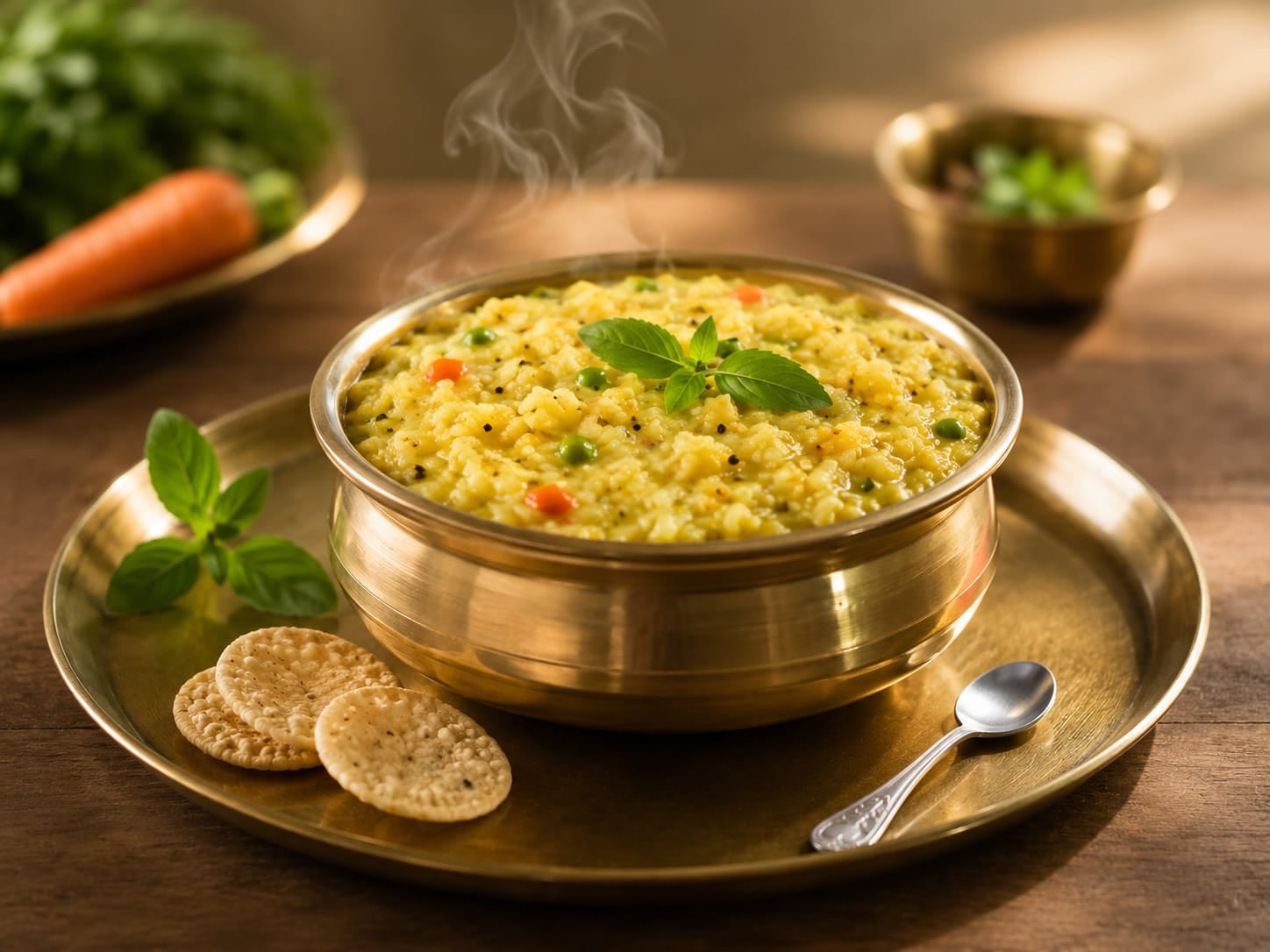 Temple-Style Khichdi: A Simple Prasadam Recipe